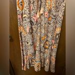 Madewell Lace-Up Ruffle-Hem Midi Dress in Bali Blooms Size 0 Photo 5