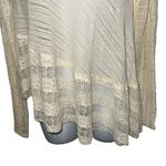 Free People  Gorgeous Ivory Crochet Lace Asymmetrical Top‎ EUC Size XS Photo 4
