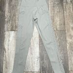 Aerie Move Workout Athletic Leggings Gray Cutout Design on Sides Size Medium Photo 0