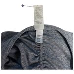 Athleta  Top Womens Medium Gray Quarter Zip Long Sleeve Ruched Athletic Sporty Photo 4