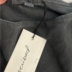 Unsubscribed One Shoulder Cotton Top Slate Grey Size Small NEW with tags 68.00 Gray Photo 4