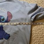 Disney  Stitch Ohana Sweatshirt Women’s Sz M Blue Sweater Crew Long Sleeve Photo 5