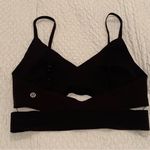 Lululemon Black Criss Cross Front Light Support Bra Strappy 6 Photo 2