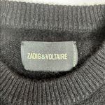 Zadig & Voltaire Womens  Markus Crewneck 100% Cashmere Starry Sweater, size XS Photo 4