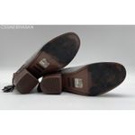 Toms Leila Bootie Grey Felt Shine Boucle Stacked Block Heel Womens - Size 6.5 Photo 7