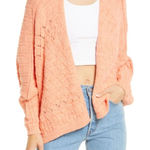 Free People  Sunset‎ Cruise Cardigan Pinched Cheeks Medium Photo 0