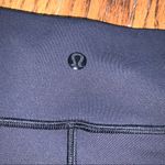 Lululemon If You’re Lucky Black & Heathered Gray Crop Capri Leggings Size 4 Photo 8