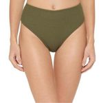 DKNY Textured High-Waist Bikini Bottom, Size L NEW w/Tag Photo 0