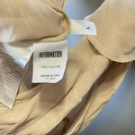 Reformation Women's Peppermint Ruffle Wrap Maxi Dress Champagne Size Large Photo 7