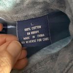 Allsport Denim Jean Shirt Size Large Longsleeve Women Snowman Applique Granny Blue Photo 4