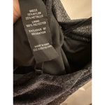 BCX DRESS Womens Silver Cross Straps Cowl Back Sparkly Maxi Dress Size Large Photo 5