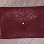 Montana West  Western Red Leather Envelope Wristlet NWT Photo 1