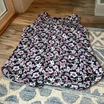 Banana Republic printed purple flower blouse (small) Photo 0