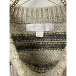 Spiritual Gangster  Wilder Striped Gray Alpaca Blend Cropped Sweater - Size - XS Photo 4