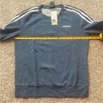 Adidas  Size Medium Blue Sporty Athletic Crewneck Sweatshirt. Photo 7