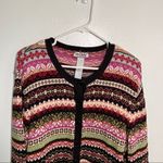 Tiara International Vintage Cardigan Sweater Fair Isle Photo 2