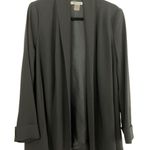 Peter Nygard Black Crepe Women's Dress Jacket Flowy Blazer Wrap Sz 10 Photo 0