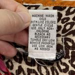 Rebecca Malone Reversible Floral Cheetah Print Lightweight Cotton Zip Jacket M Photo 4