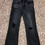 American Eagle Outfitters black wide leg jeans Size 6 Photo 0