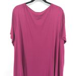 J.Jill  Wearever Collection Burgundy Pintuck Pleat Knit Tunic Dress Women 3X Photo 8