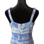 St. John Collection Knit Dress Blue Sleeveless Beach Nautical Seashells Size 2 4 Photo 6