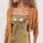 Urban Outfitters Jenny Gold Sequin Mini Dress Photo 1
