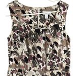 Loft  Womens Sleeveless Dress Size 8 Camouflage Pockets Sheath Vent Career Wear Photo 2