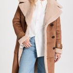 Avec Les Filles NWT Faux Shearling Brown Coat sz Medium Photo 10
