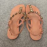 Tory Burch  Patent Jeweled Sandals Sz 7.5 Photo 3