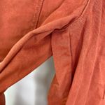 ZARA Burnt Orange High-Rise Cuffed Paperbag Pants Women's Size Extra Small XS Photo 3