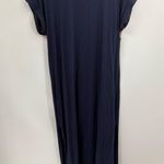 Sundry  anthropologie boho Verona Maxi Tee Dress Blue Striped Knit Casual small Photo 11