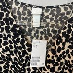 H&M BNWT!  Leopard Print V-Neck Mini Button-up Dress w/ Puffy Sleeve Size M Photo 4