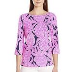 Lilly Pulitzer Waverly Top Pink Pineapple Coco Safari XS RARE HTF GORGEOUS Photo 5