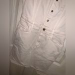 Nwot MOTHER Puffy Bruiser Mini Dress cream fall Denim Jeans revolve 395$ casual White Photo 2