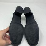 Adrienne Vittadini  Brittiny Black Knit Block Heel Loafer Classic Square Toe 7.5 Photo 3