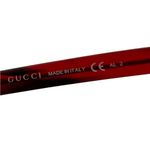 Gucci  Red and Black Cat-Eye Gradient Sunglasses Photo 8