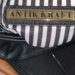 Antik Kraft  Elegant Black Crossbody Bag ZIP AROUND ADJ STRAP GOLD HARDWEAR CLEAN Photo 6