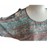 American Dream Womens  Cold Shoulder Flowy Top - Sz S Photo 1