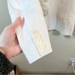 CHAPS White Linen Blazer Jacket Women’s 14 Photo 4