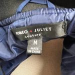 Romeo + Juliet Couture Embroidered Jacket Size Medium Bomber Floral Full Zip Photo 1