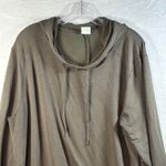 Athletic Works  Women's Green Long Sleeve Hoodie Thumbhole Size XL Photo 2