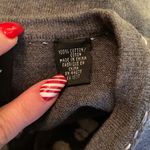 Vintage Christina Rotelli Christmas‎ Cardigan Sweater Gray Size M Photo 2