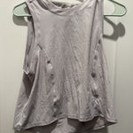 Lululemon 8 Sheer Will Cropped Tank Top *Pulse Top Stargaze Light Lilac W1BWSS Purple Photo 0