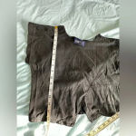 Black Beewear Cropped Cap Sleeve Top. Button Epaulette. Cut Out Belly Button. Size L Photo 7