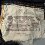 Levi's Levi’s Denim 501 Skinny Short Dark Wash Button Fly Premium Denim 27x28 Jeans. Photo 5