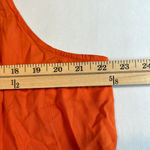 Abound  Womens Orange Cami‎ Top Ruffle Hem Button Front Sleeveless 1X Photo 7