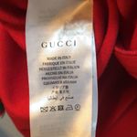 Gucci L/S Jersey Stripe Dress Sz Medium bell shape oversized half zip top Photo 9