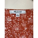 Madewell  Piazza Floral Button-Front Midi Dress Viscose Sleeveless Women’s Size S Photo 8
