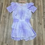 Love Shack Fancy  Natasha Heritage Mini Dress purple size Large Photo 7