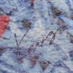 Kenzo Scarf Floral Women's Large Semi Sheer Handkerchief Vintage Photo 1